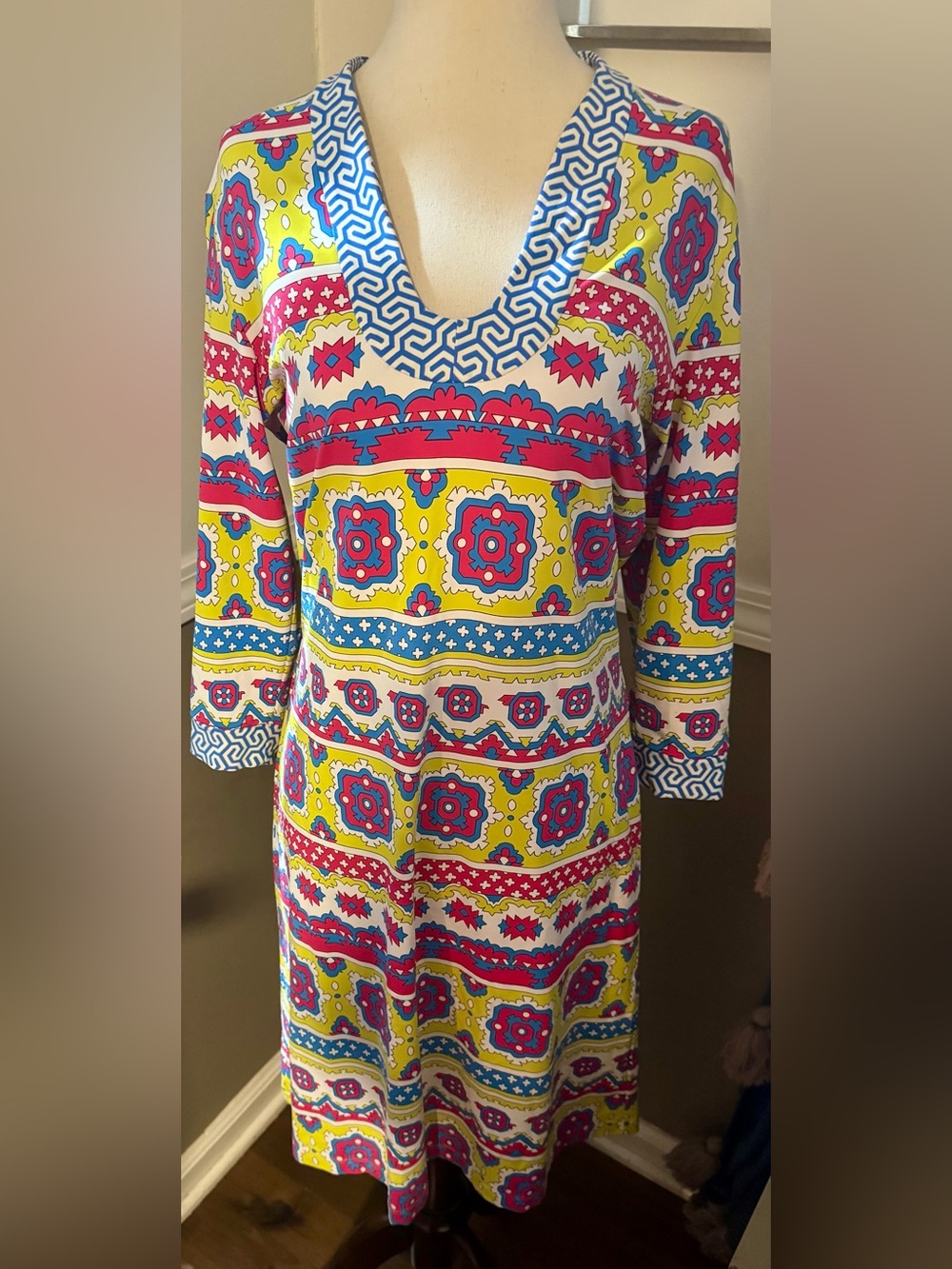Vintage J McLaughlin Printed Dress
